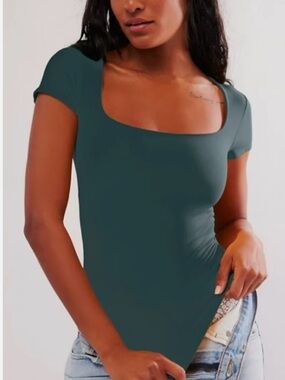 Free People Fair and Square Bodysuit